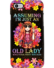 Hippie Assuming Old Lady Phone Case i-phone-8-case