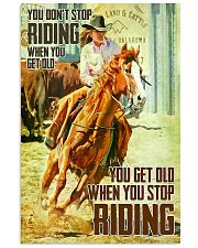 Don't Stop Riding When You Get Old 11x17 Poster front