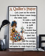 A Quilter's Prayer 11x17 Poster lifestyle-poster-2