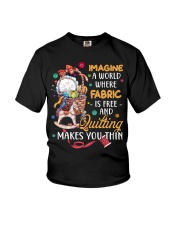 Quilting Makes You Thin Youth T-Shirt tile