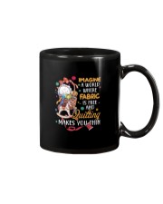 Quilting Makes You Thin Mug tile