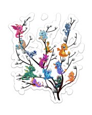 Dragon Sticker - Single (Vertical) front