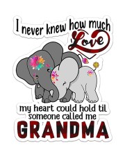 Grandma Love Sticker - Single (Vertical) front