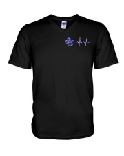 Turtle USA V-Neck T-Shirt thumbnail