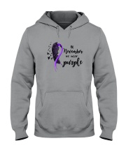 In November We Wear Purple Hooded Sweatshirt thumbnail