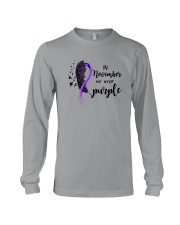 In November We Wear Purple Long Sleeve Tee thumbnail