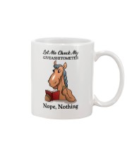 Horse Let Me Check Mug tile