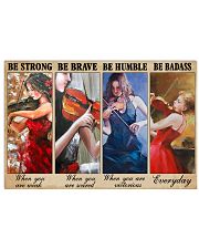 Violin Be Strong Poster 17x11 Poster front