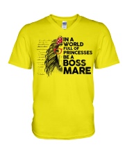 Be A Boss Mare V-Neck T-Shirt tile