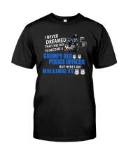 Grumpy Old Police Officer Classic T-Shirt front
