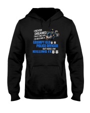 Grumpy Old Police Officer Hooded Sweatshirt thumbnail