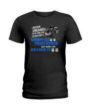 Grumpy Old Police Officer Ladies T-Shirt thumbnail