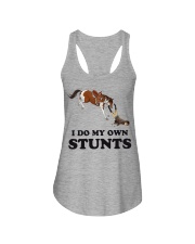 Horse I Do My Own Stunt Ladies Flowy Tank tile