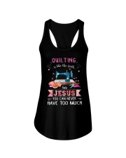 Quilting Is Like The Faith Ladies Flowy Tank thumbnail