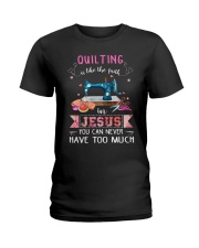Quilting Is Like The Faith Ladies T-Shirt thumbnail