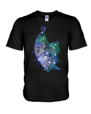 Bling Butterfly V-Neck T-Shirt thumbnail