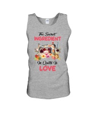 The Secret Ingredient In Quilts Is Love Unisex Tank thumbnail