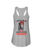 Just A Mom Who Loves Horses Ladies Flowy Tank thumbnail