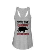 Save The Chubby Unicorn Ladies Flowy Tank thumbnail