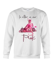 Breast Cancer In October We Wear Pink Crewneck Sweatshirt tile