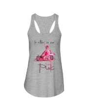 Breast Cancer In October We Wear Pink Ladies Flowy Tank tile