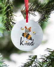 Bee Kind Circle ornament - single (porcelain) aos-circle-ornament-single-porcelain-lifestyles-07