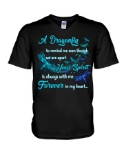 A Dragonfly To Remind Me V-Neck T-Shirt thumbnail
