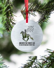 Horse Into The Forest I Go Circle ornament - single (porcelain) aos-circle-ornament-single-porcelain-lifestyles-07