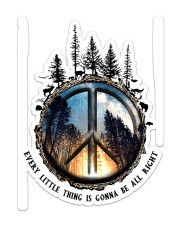 Hippie Sticker - Single (Vertical) front