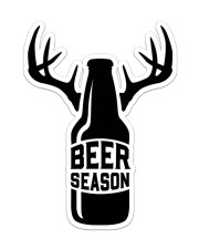 Hunting Beer Season Sticker - Single (Vertical) front