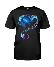 Turtle Salty Lil' Beach Classic T-Shirt front