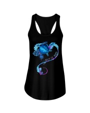 Turtle Salty Lil' Beach Ladies Flowy Tank thumbnail