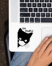 Black Cat Ew People Sticker - Single (Vertical) aos-sticker-single-vertical-lifestyle-front-11