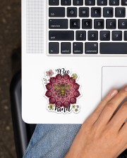 Namaste Be Kind Sticker - Single (Vertical) aos-sticker-single-vertical-lifestyle-front-11