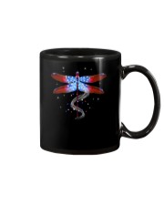 Dragonfly Us Flag Mug thumbnail