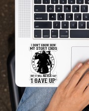 Viking Never Say Gave Up Sticker - Single (Vertical) aos-sticker-single-vertical-lifestyle-front-11