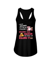 Grumpy Old Baker Ladies Flowy Tank thumbnail