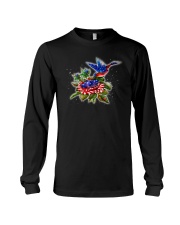 hummingbirds And Roses Long Sleeve Tee thumbnail