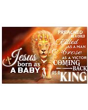 Jesus Born As A Baby 17x11 Poster front