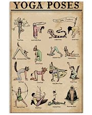 Yoga Poses 11x17 Poster front