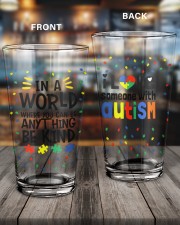 Love Someone With Autism 16oz Pint Glass aos-16oz-pint-glass-lifestyle-front-11