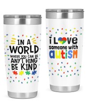 Love Someone With Autism 20oz Tumbler tile