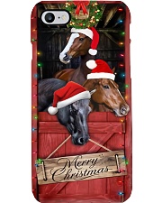 Horse Barn Christmas Phone Case Phone Case i-phone-8-case