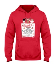 All I Want For Christmas Is Fabric Hooded Sweatshirt front