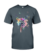 Hummingbirds And Dandelion Classic T-Shirt tile
