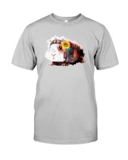 Guinea Pig And Sunflower Classic T-Shirt front
