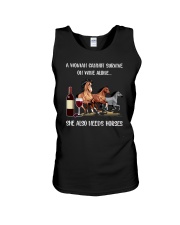 She Also Needs Horses Unisex Tank thumbnail
