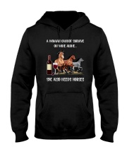 She Also Needs Horses Hooded Sweatshirt thumbnail