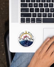 Camping Wander Woman Sticker - Single (Vertical) aos-sticker-single-vertical-lifestyle-front-11