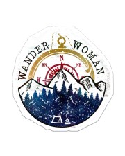 Camping Wander Woman Sticker - Single (Vertical) front